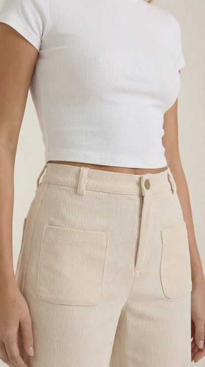 María Farrah™ | Allison Weite Pantalones de Pana