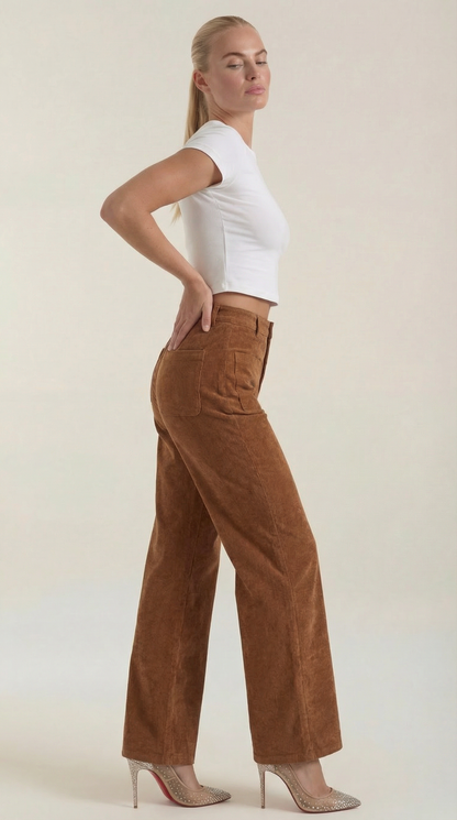María Farrah™ | Allison Weite Pantalones de Pana