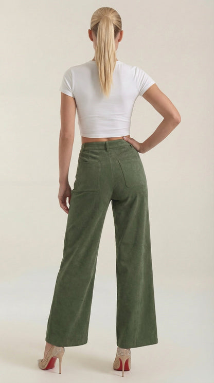 María Farrah™ | Allison Weite Pantalones de Pana