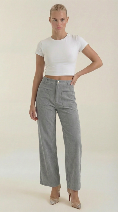 María Farrah™ | Allison Weite Pantalones de Pana
