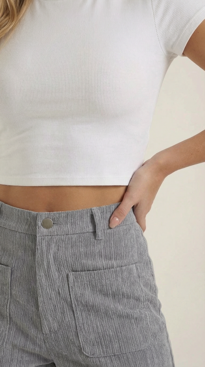 María Farrah™ | Allison Weite Pantalones de Pana