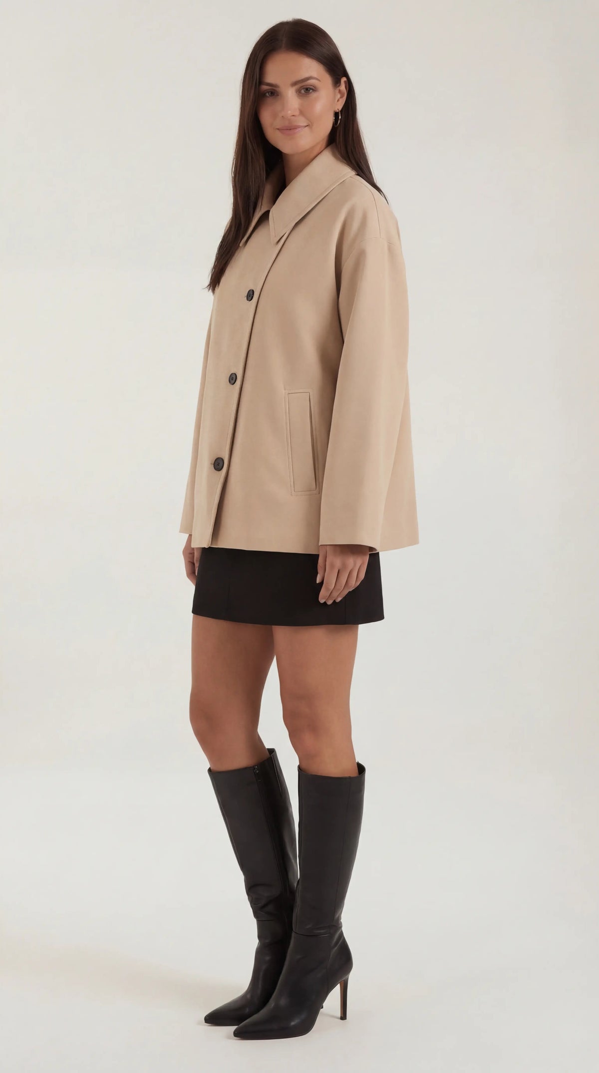 Remedios Mariana™ | Oversized Asymmetrical Coat