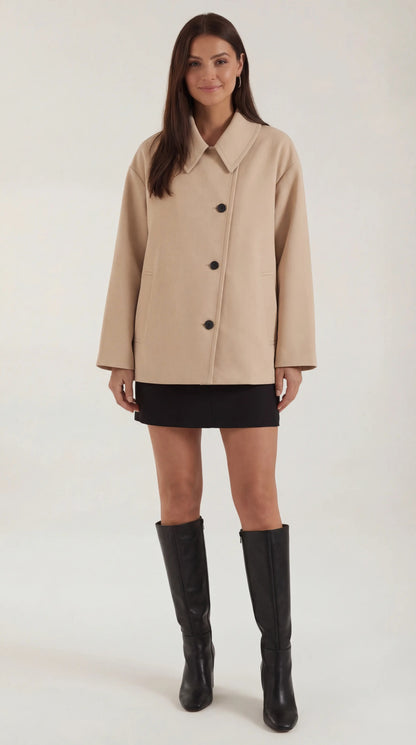 Remedios Mariana™ | Oversized Asymmetrical Coat