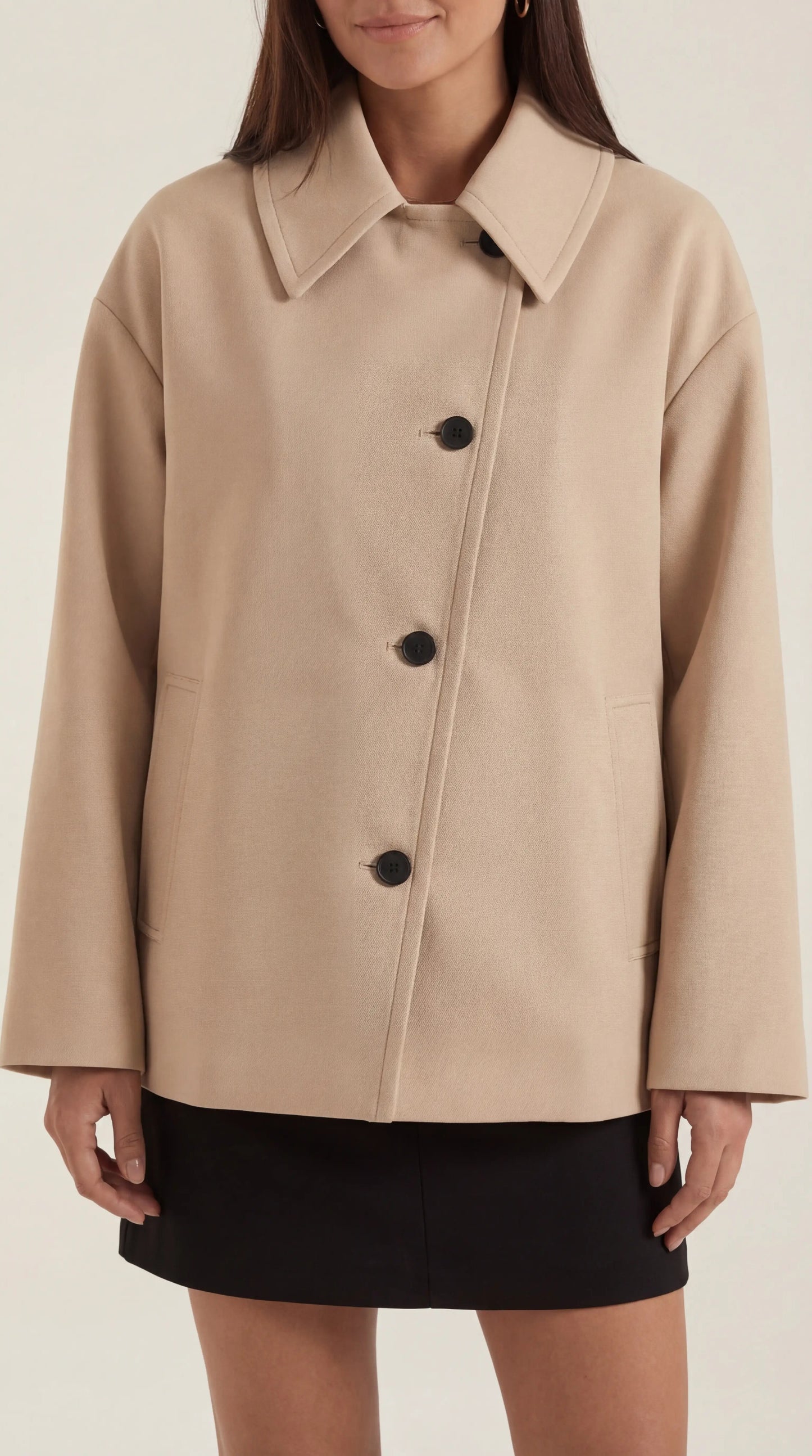 Remedios Mariana™ | Oversized Asymmetrical Coat