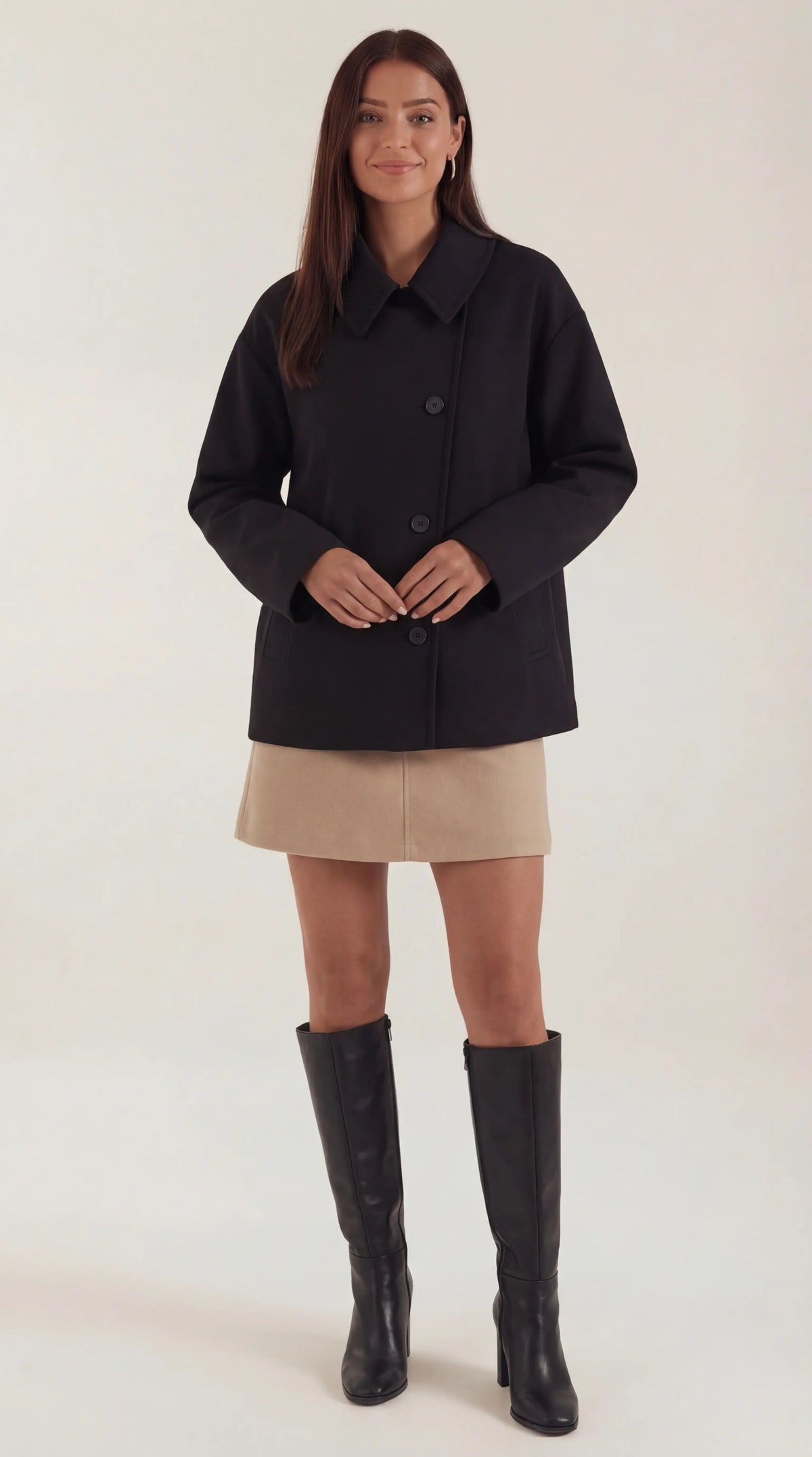 Remedios Mariana™ | Oversized Asymmetrical Coat