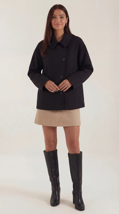 Remedios Mariana™ | Oversized Asymmetrical Coat