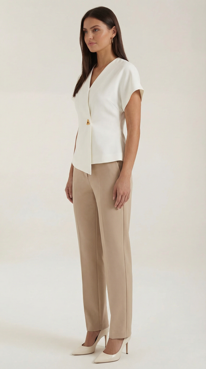Traudel Ida™ | Blusa con escote en forma de V