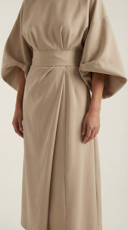 Malen Filipa™ | Maxi Vestido Ana con Cinturón en la Cintura