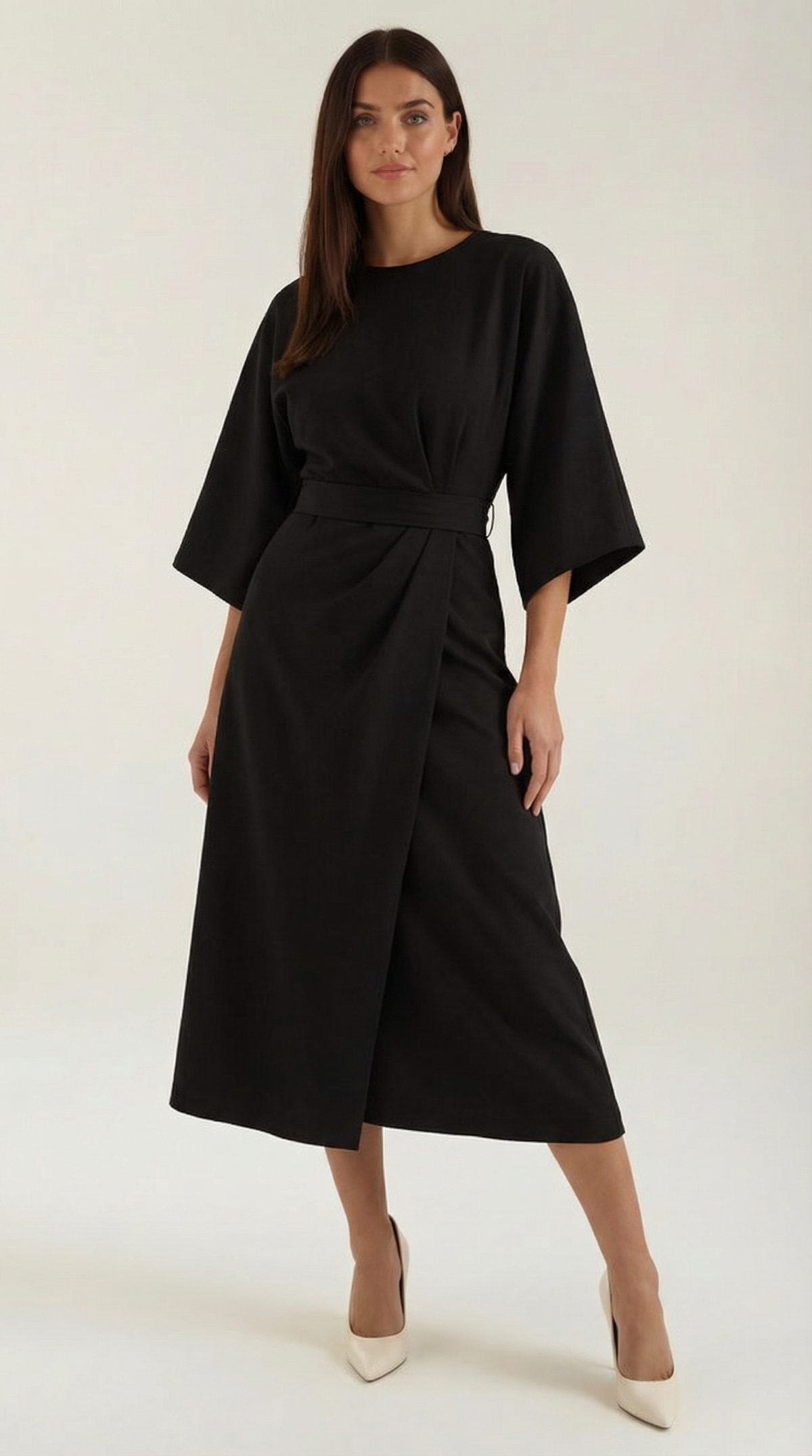 Malen Filipa™ | Maxi Vestido Ana con Cinturón en la Cintura