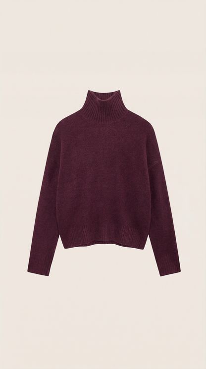 Inês Élyssia™ | Suéter de cuello alto - Tejido elegante