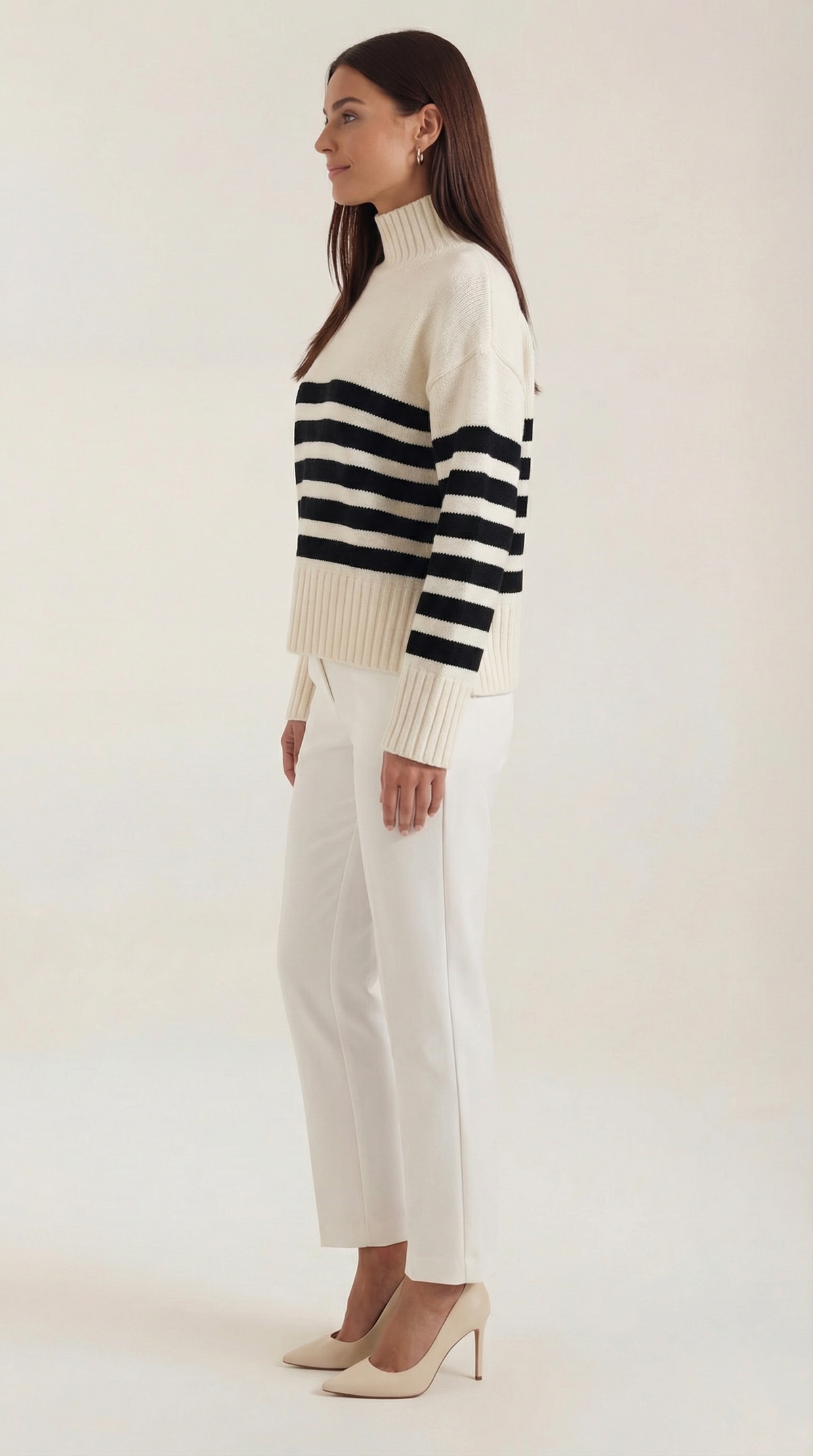 Odile Nunila™ | Suéter Oversized a Rayas