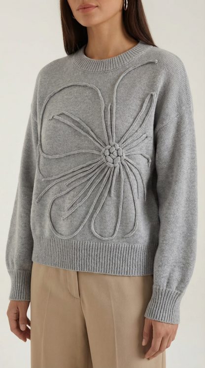María Marisa™ | Suéter de punto con diseño floral