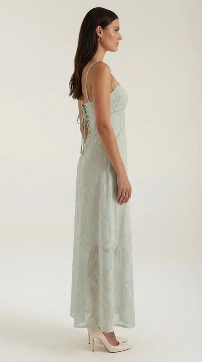 Ana Aida™ | Vestido Largo de Encaje Arabelle