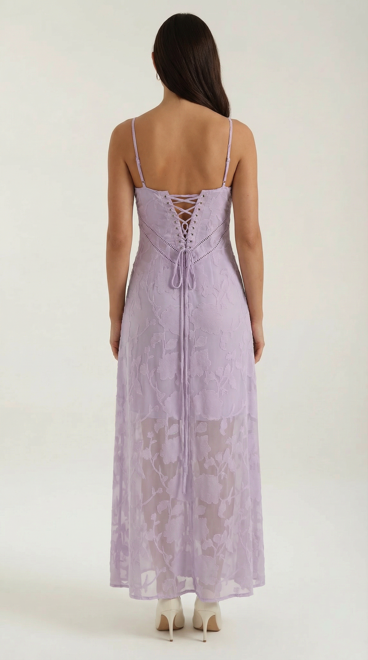Ana Aida™ | Vestido Largo de Encaje Arabelle