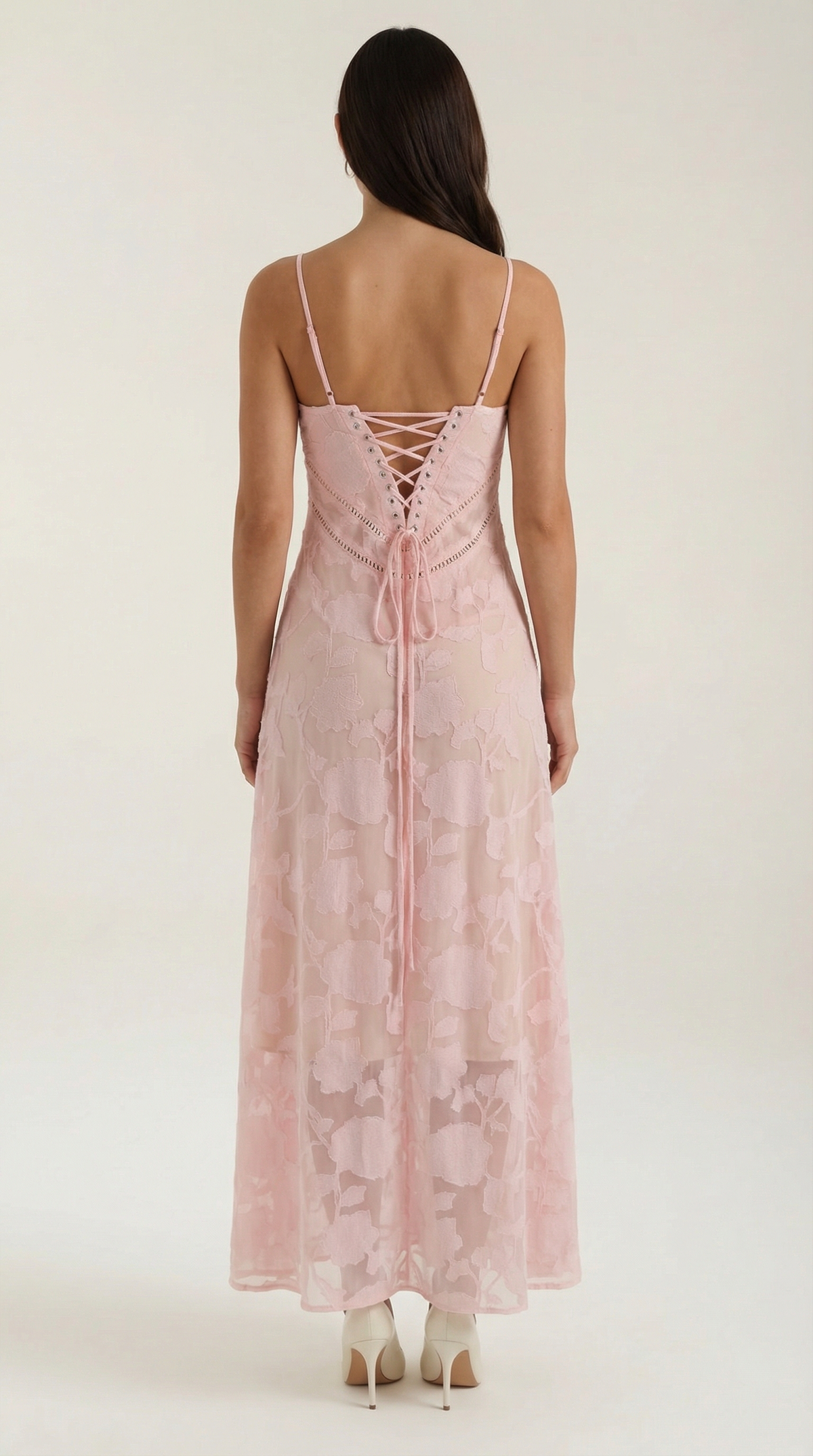 Ana Aida™ | Vestido Largo de Encaje Arabelle