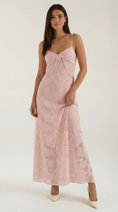 Rosa Cielo™ | Vestido de Encaje Arabelle para Maxicóctel