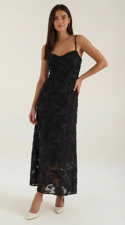 Rosa Cielo™ | Vestido de Encaje Arabelle para Maxicóctel