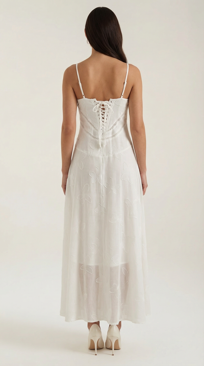 Ana Aida™ | Vestido Largo de Encaje Arabelle