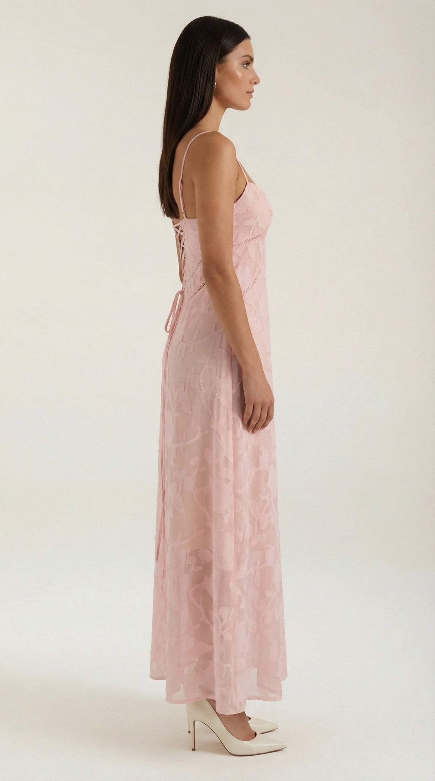 Rosa Cielo™ | Vestido de Encaje Arabelle para Maxicóctel