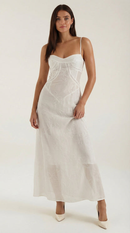 Ana Aida™ | Vestido Largo de Encaje Arabelle