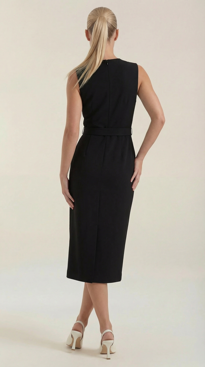 Ginevra™ | Vestido Midi con Detalles de Botones