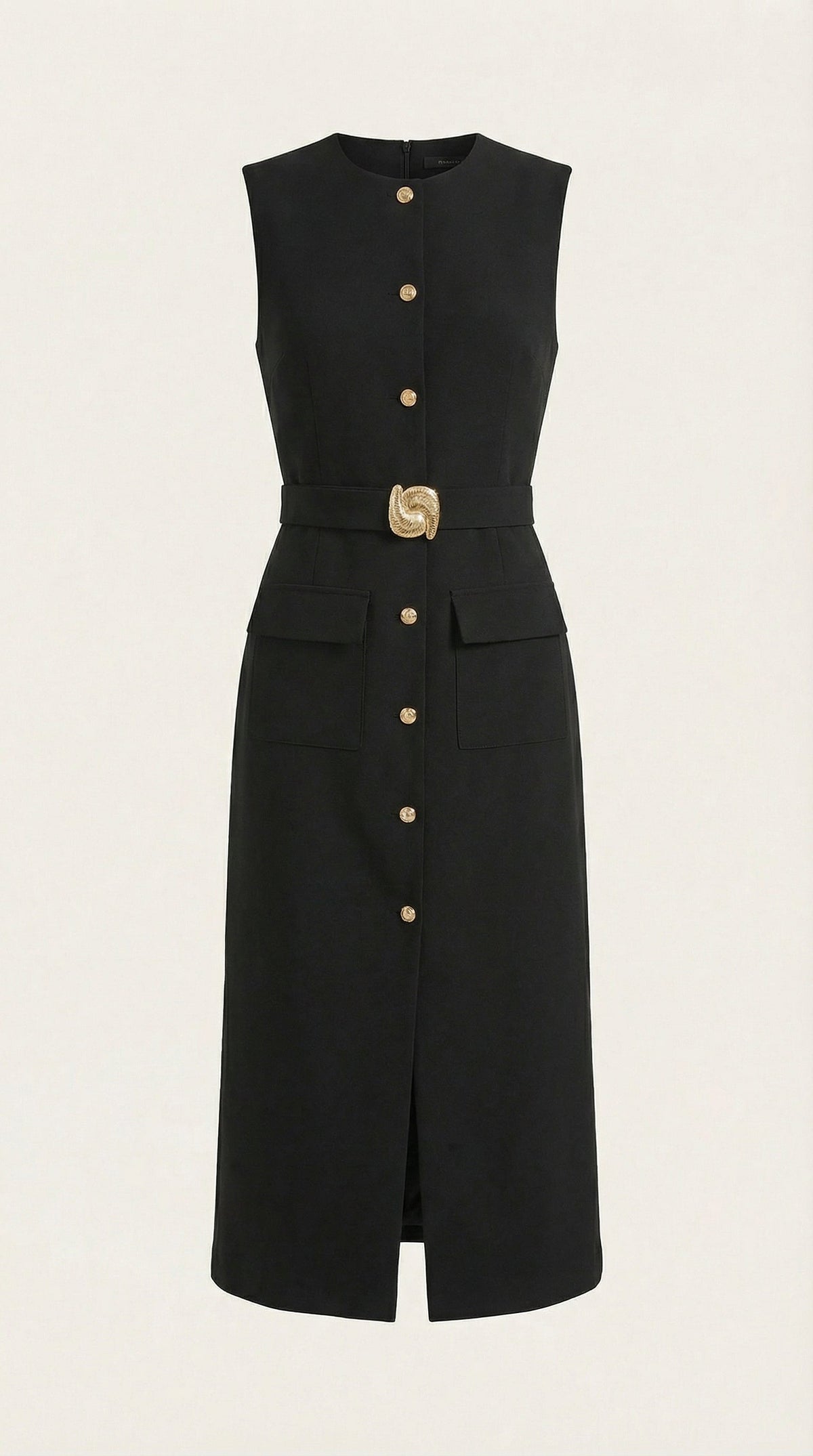 Ginevra™ | Vestido Midi con Detalles de Botones