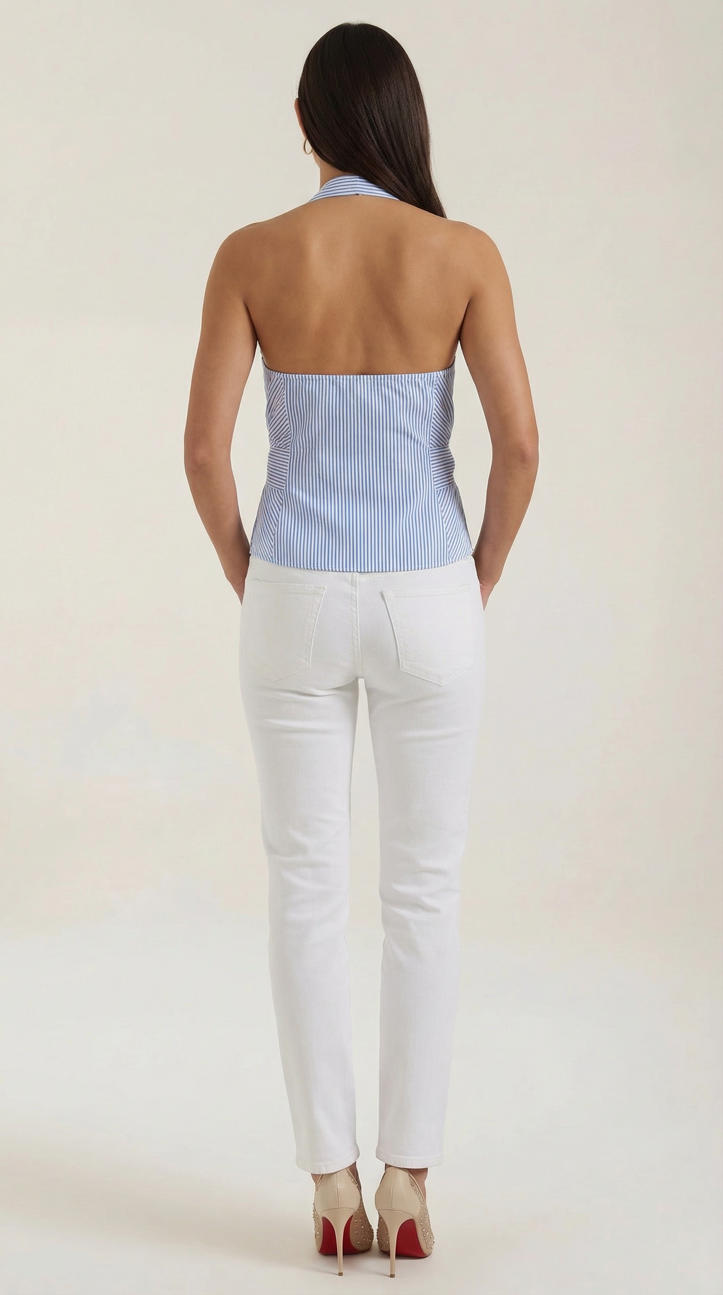 Encarna Greta™ | Top Halter con Cierre de Lazo