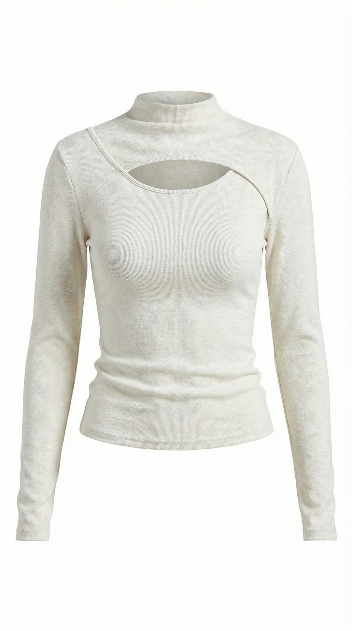 Élina Cora™ | Chic Long Sleeve Corte Top