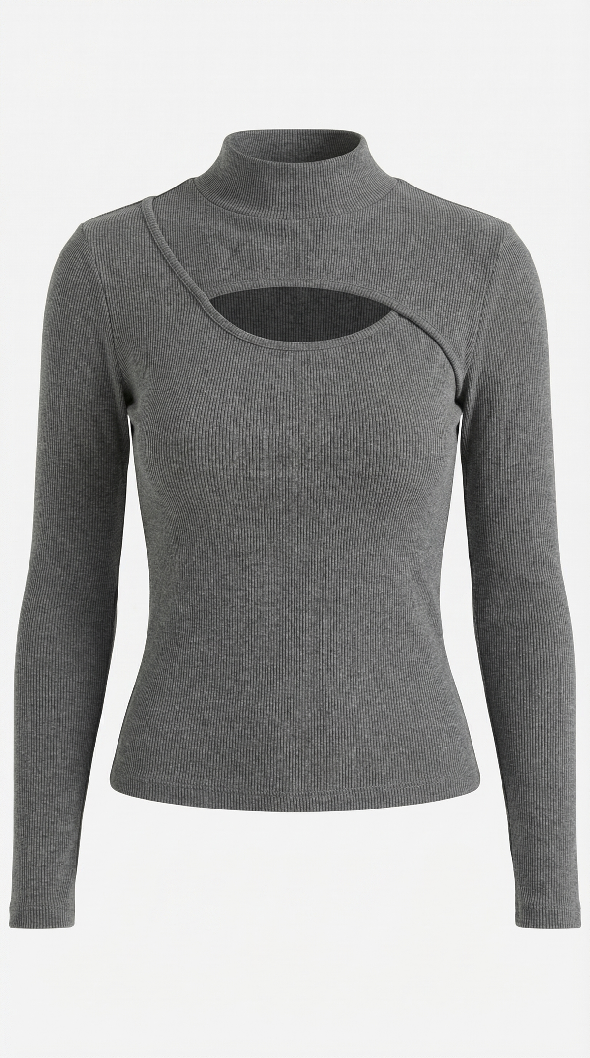 Élina Cora™ | Chic Long Sleeve Corte Top