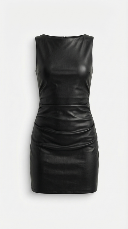 Servanda™ | Mini Vestido de Piel Sintética
