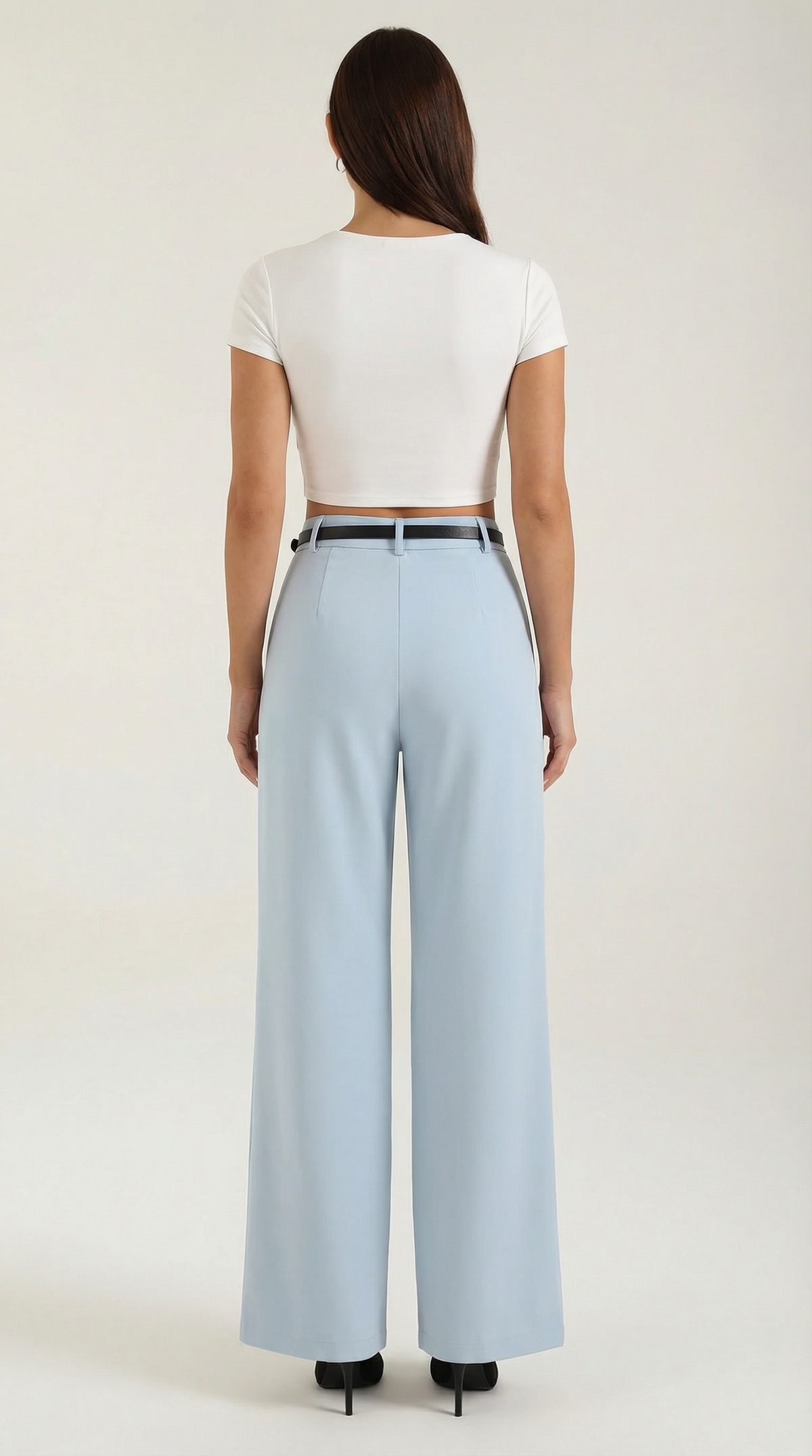 María Elina™ | Bertha Pantalones Amplios de Tela
