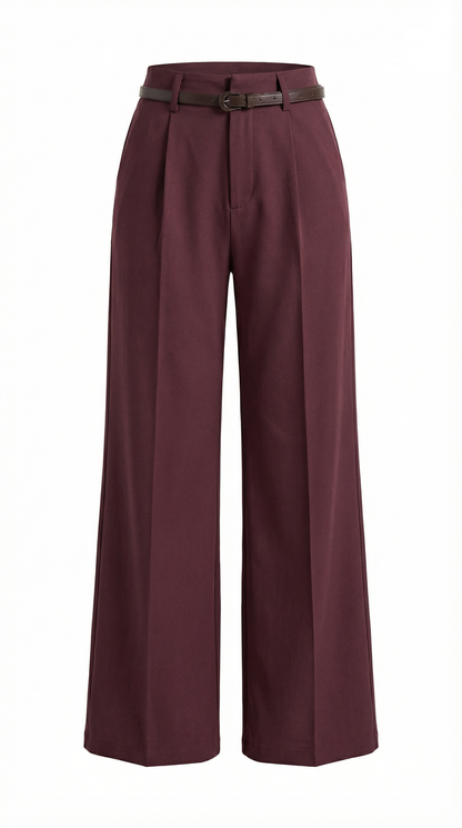 María Elina™ | Bertha Pantalones Amplios de Tela