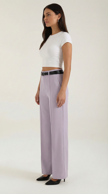 María Elina™ | Bertha Pantalones Amplios de Tela
