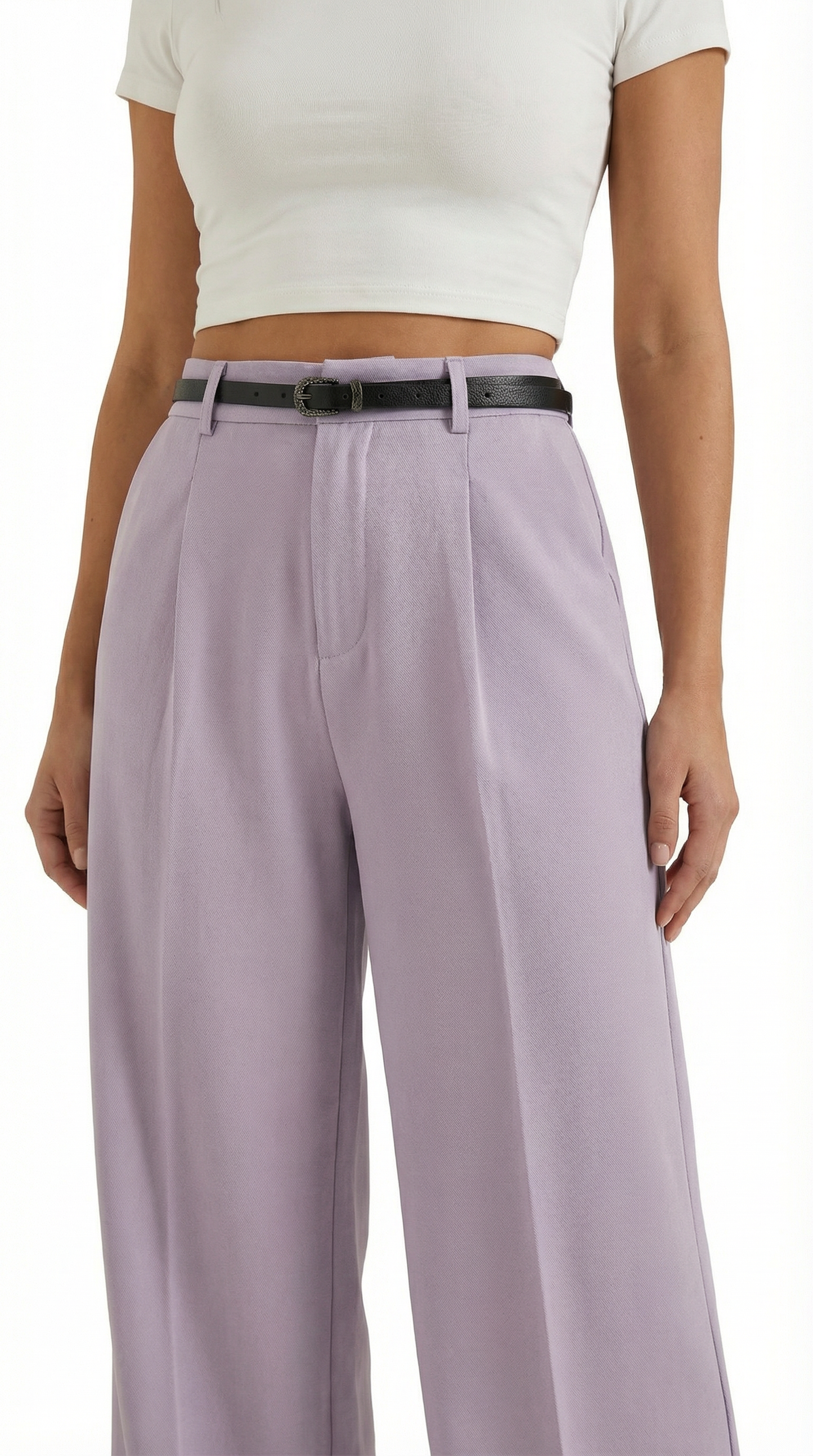 María Elina™ | Bertha Pantalones Amplios de Tela
