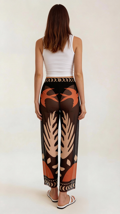María Clotilde™ | Pantalón Transparente Beth Boho