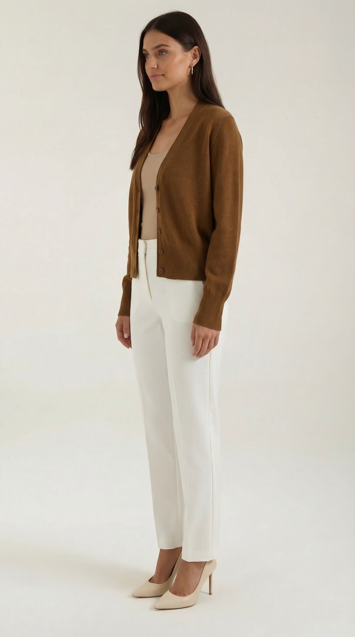 Weronika Iris™ | Cardigan de punto con cuello en V