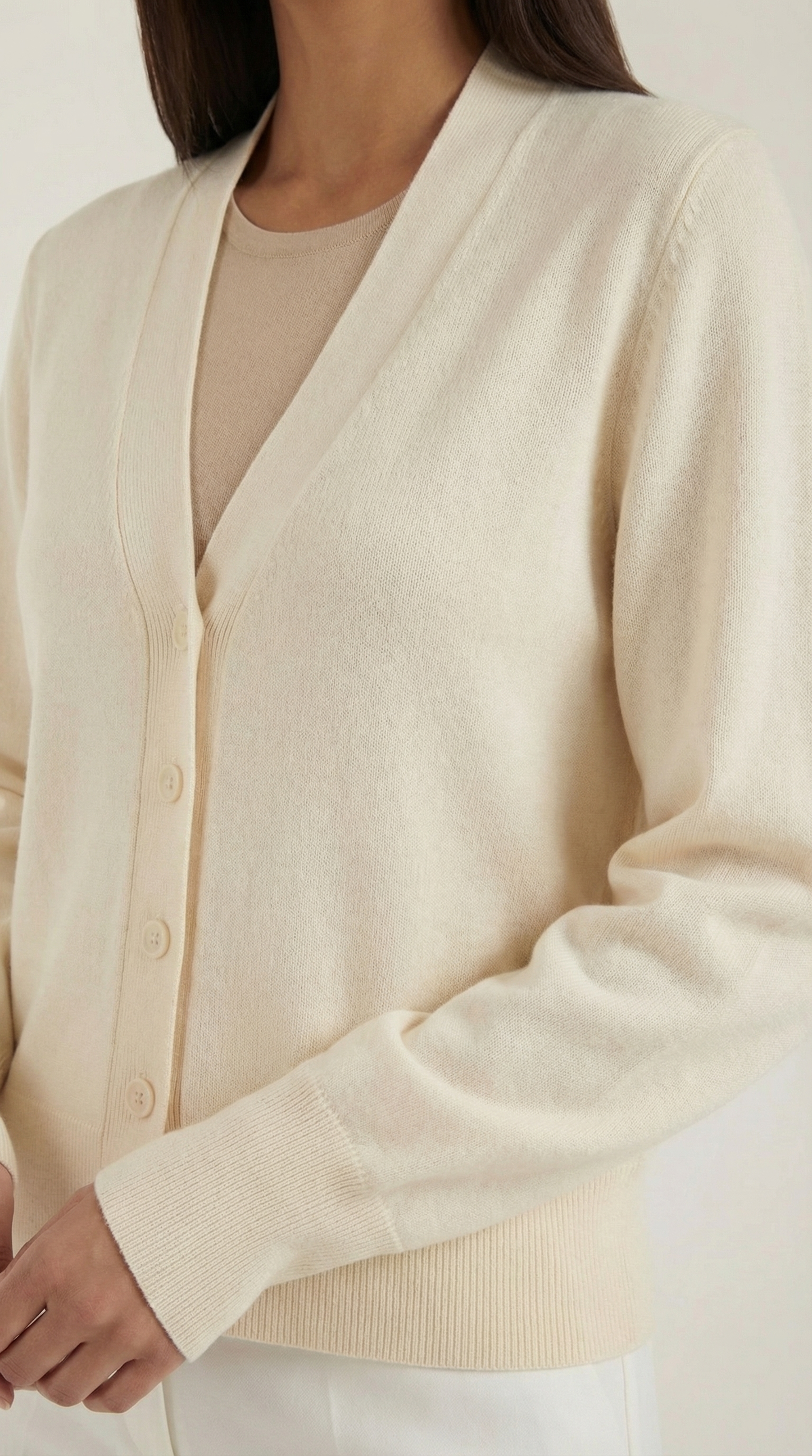 Weronika Iris™ | Cardigan de punto con cuello en V