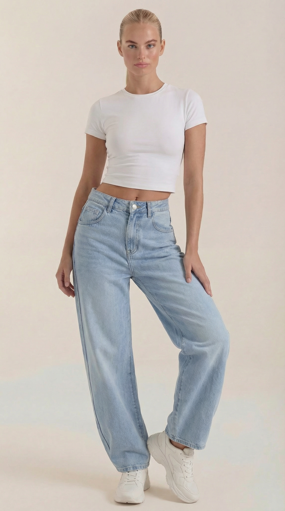 María Elva™ | Pantalones Bridget de corte amplio
