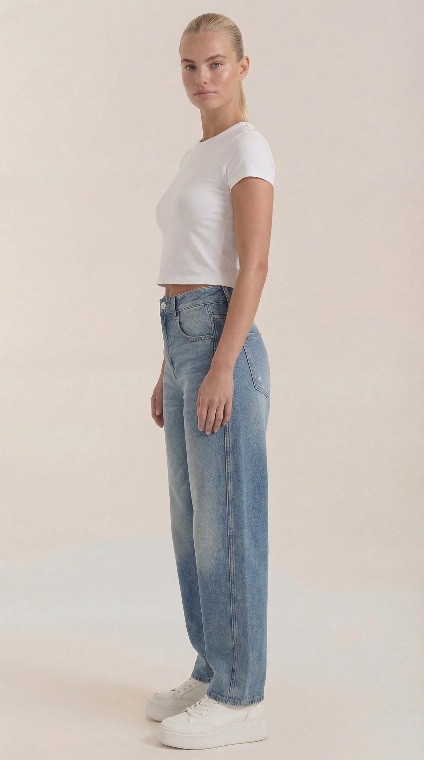 María Elva™ | Pantalones Bridget de corte amplio
