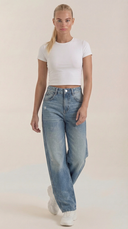 María Elva™ | Pantalones Bridget de corte amplio