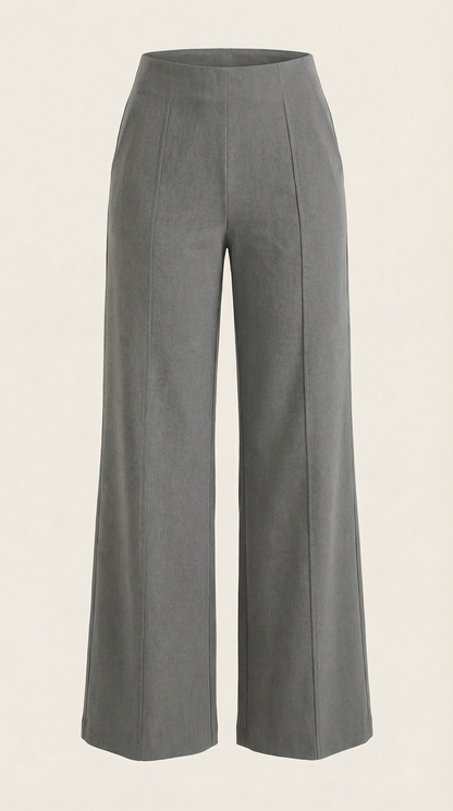 María Etel™ | Pantalones Baggy Brooke de Cintura Media