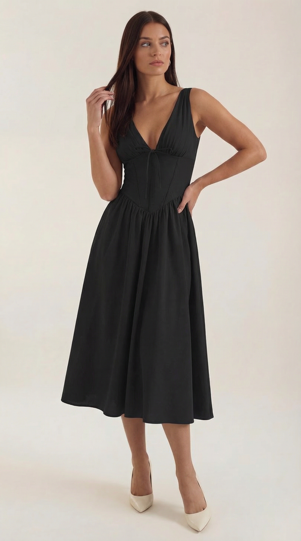 Ana Anahí™ | Vestido midi Cassiopeia