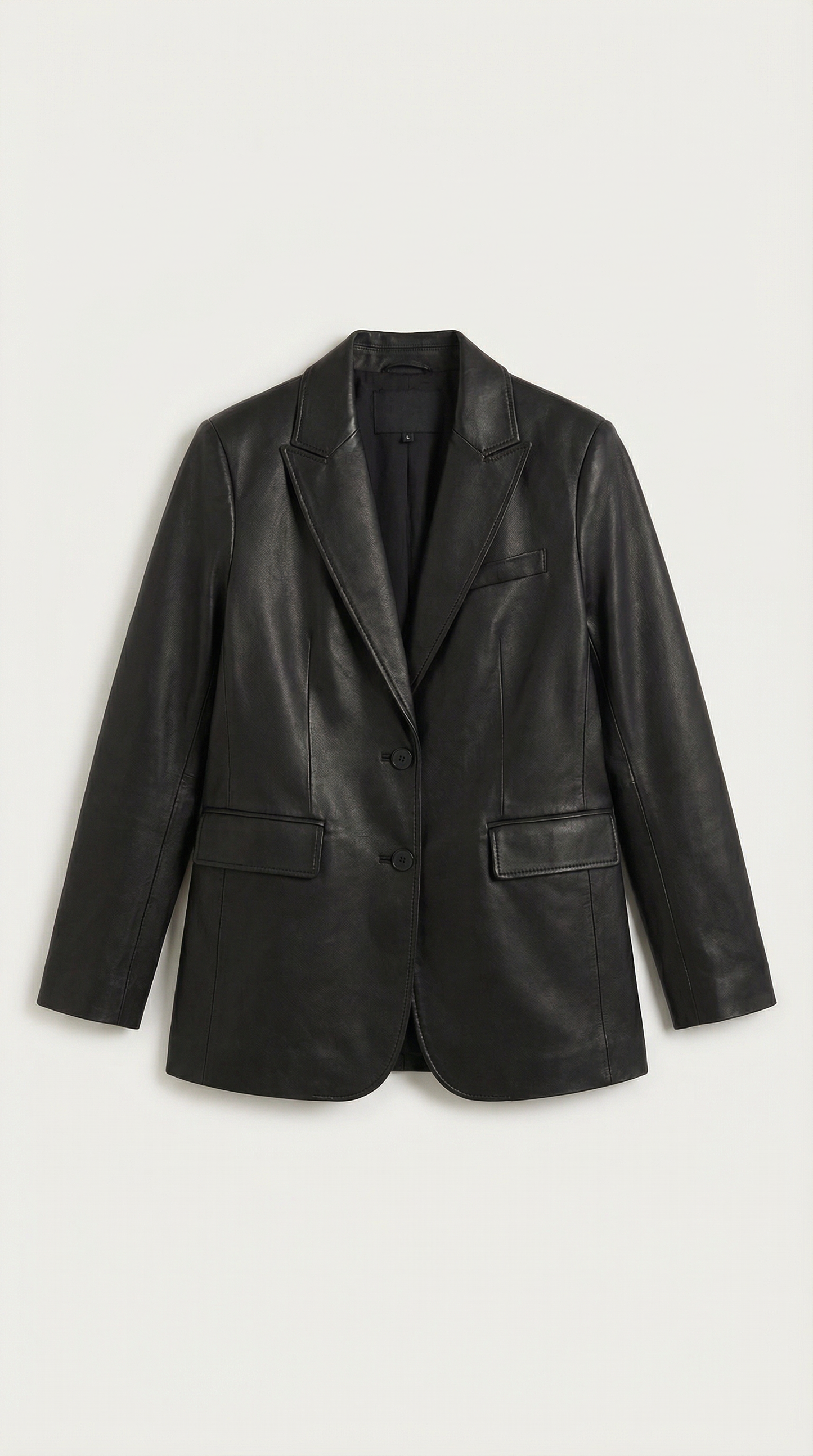 Irene Beatriz™ | Oversized Leather Blazer