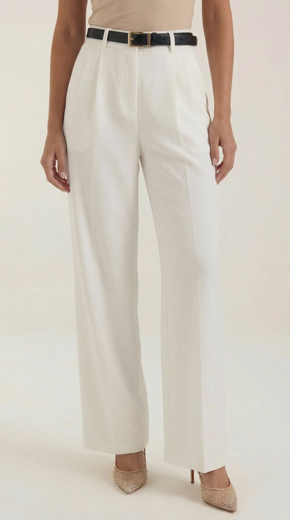Ramona Alba™ | Pantalón de corte recto y cintura alta