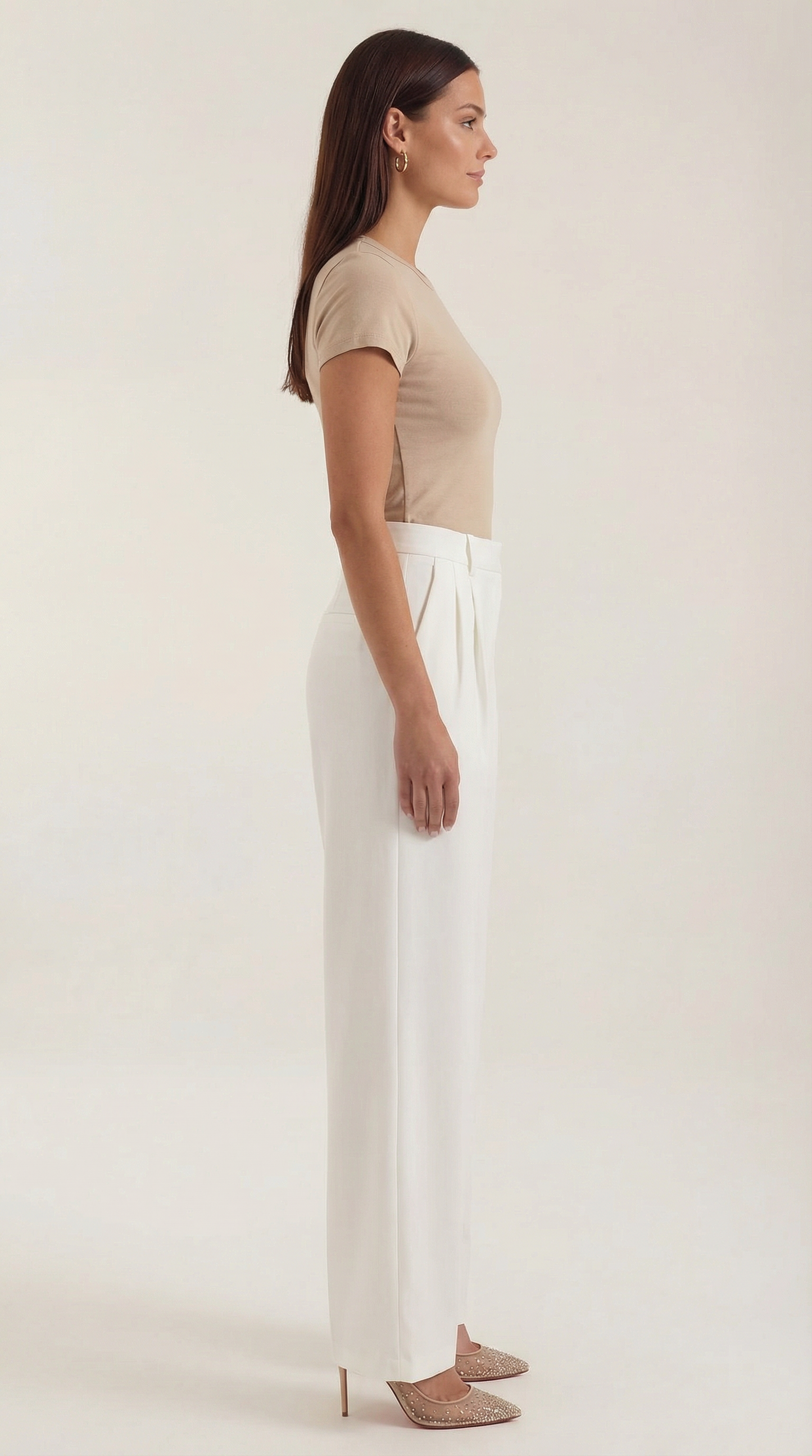 Ramona Alba™ | Pantalón de corte recto y cintura alta