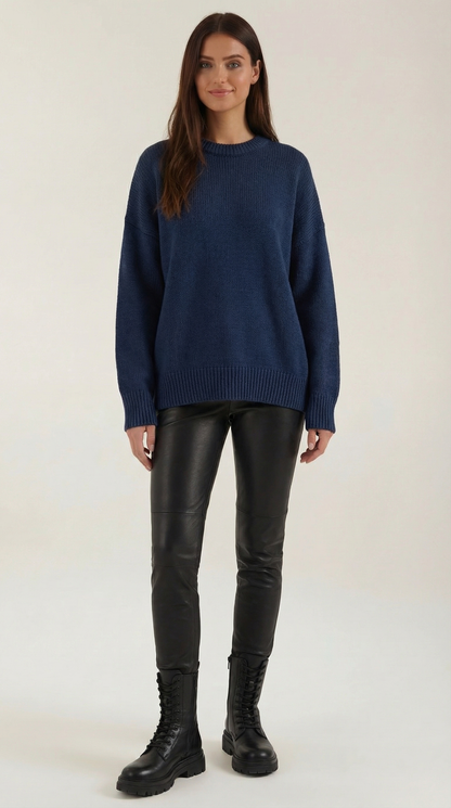 Ana Cosette™ | Suéter Oversize de Punto Connie