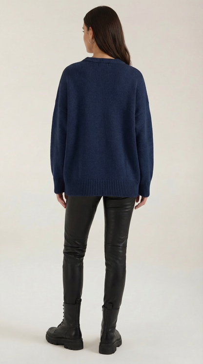 Ana Cosette™ | Suéter Oversize de Punto Connie