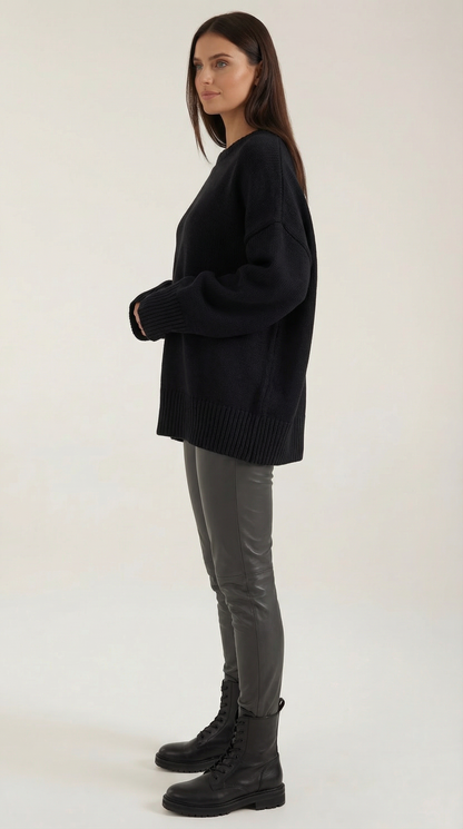 Ana Cosette™ | Suéter Oversize de Punto Connie