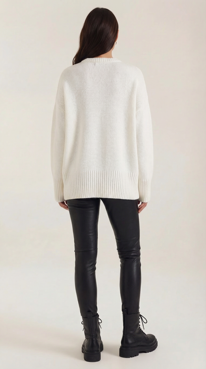 María Nadine™ | Suéter Oversize de Punto Connie