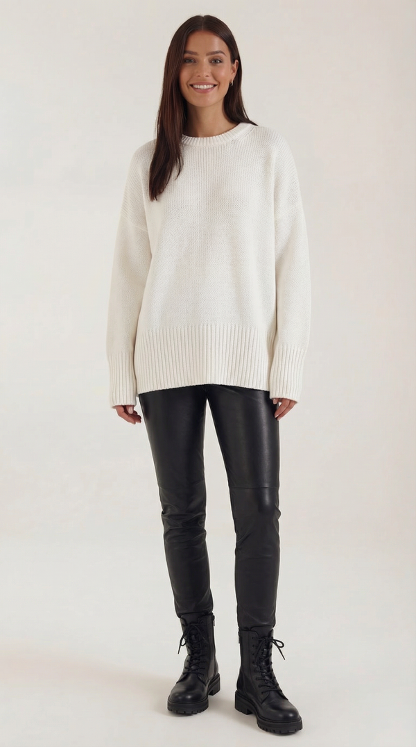 Ana Dolores™ | Suéter Oversize de Punto Connie